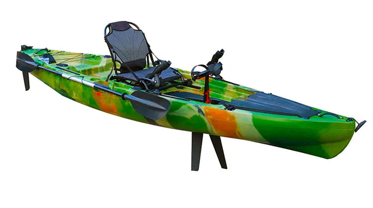 12' Ranger Fin Drive Angler Kayak | 550lbs capacity, fin drive | piscator kayac