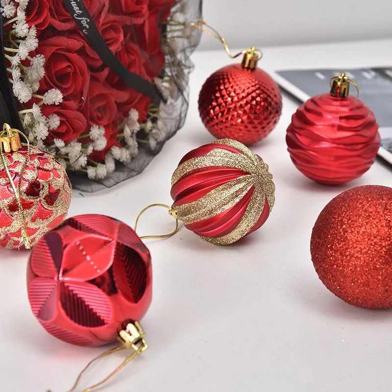 6cm Christmas Balls – 12pc Set in Gift Box