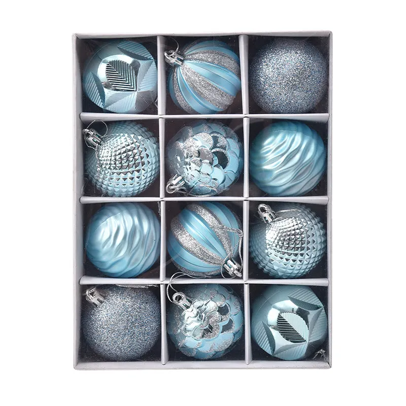 6cm Christmas Balls – 12pc Set in Gift Box