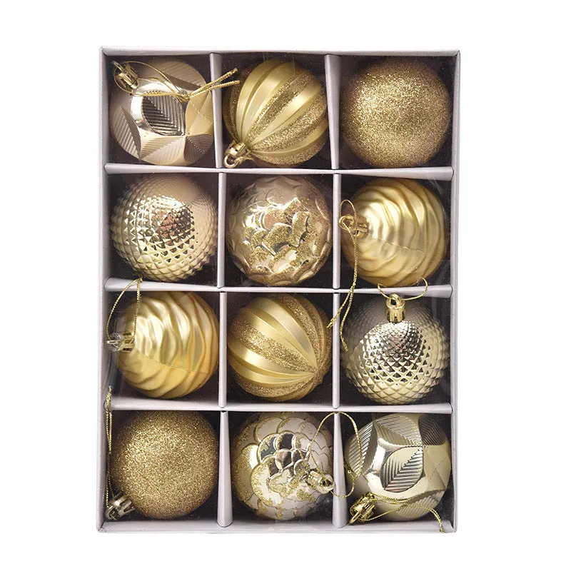 6cm Christmas Balls – 12pc Set in Gift Box