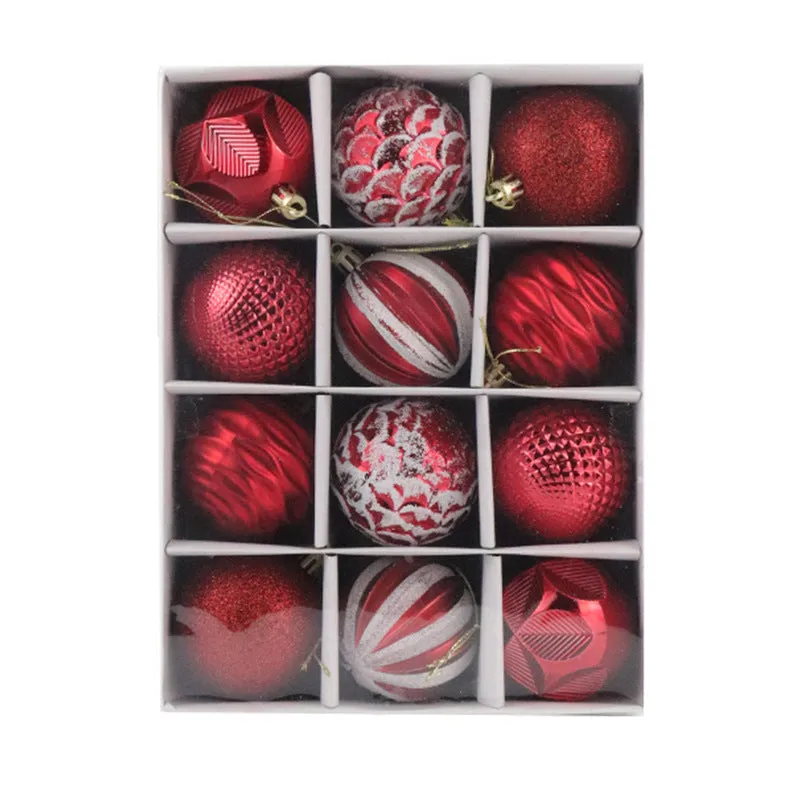 6cm Christmas Balls – 12pc Set in Gift Box