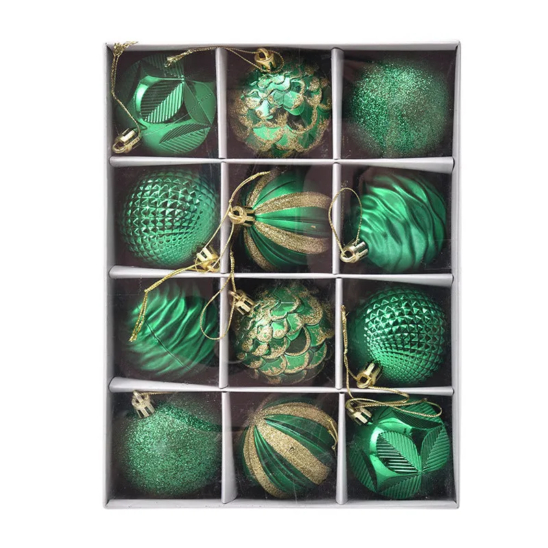 6cm Christmas Balls – 12pc Set in Gift Box