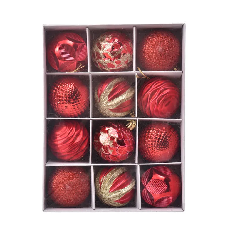 6cm Christmas Balls – 12pc Set in Gift Box