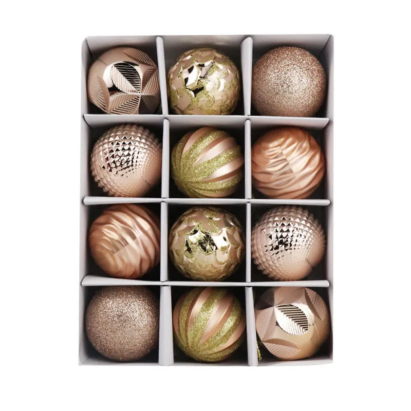 6cm Christmas Balls – 12pc Set in Gift Box