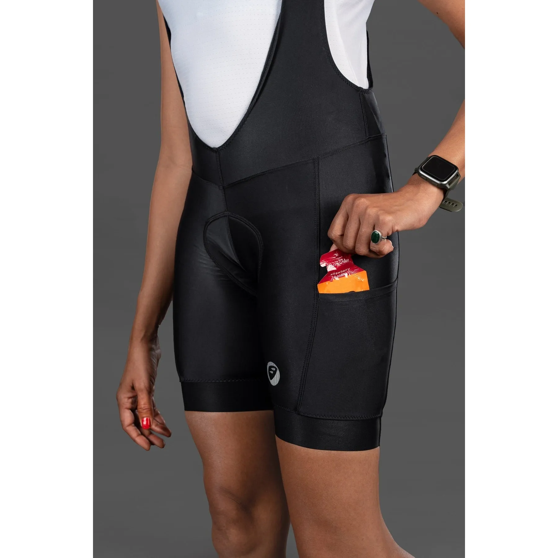 Apace Explore Women's Cycling Bib Shorts - Black 24