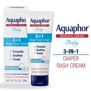 Aquaphor Baby Diaper Rash Cream 3.5oz