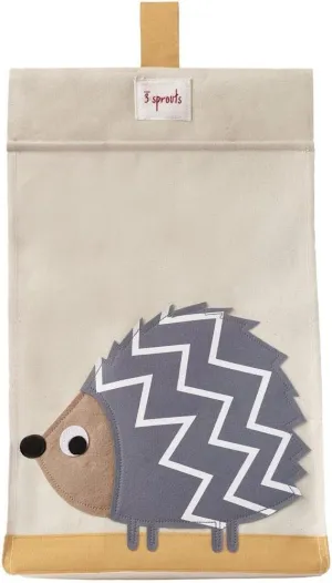 Baby Diaper Stacker - Grey Hedgehog