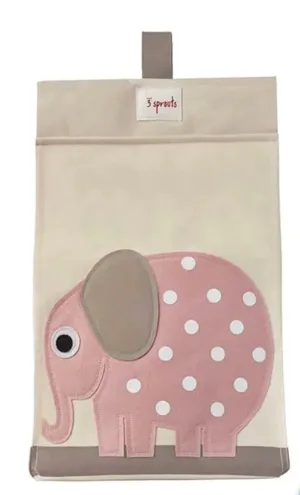 Baby Diaper Stacker - Pink Elephant