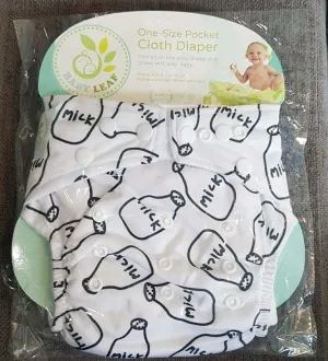 Baby Leaf Got Milk? One-Size Cloth Diapers