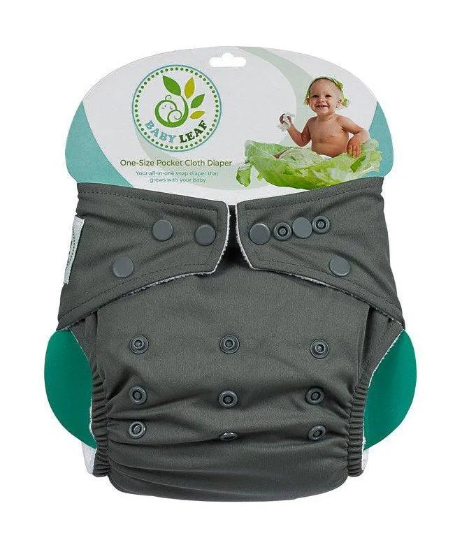 Baby Leaf Sesame Fudge One-Size Cloth Diapers