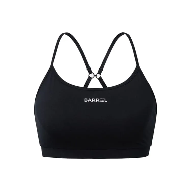 Barrel Women Essential Active Bra Top-BLACK