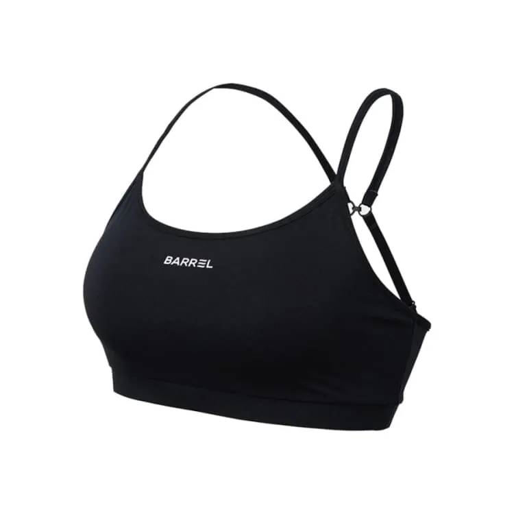 Barrel Women Essential Active Bra Top-BLACK