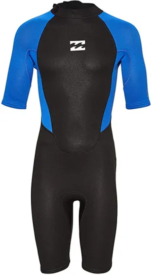 Billabong Mens Intruder 22 Back Zip Spring Shorty Wetsuit===SALE===