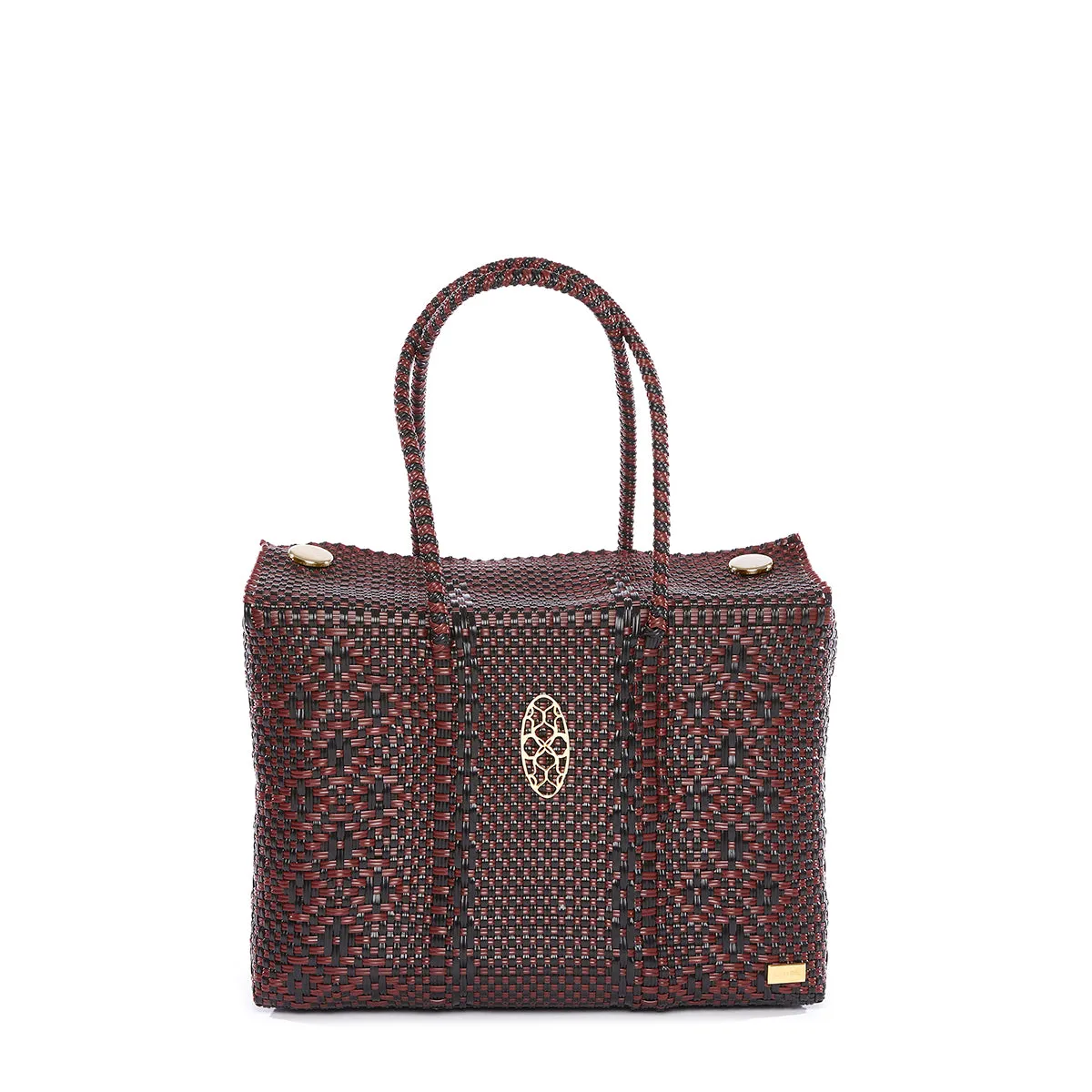 BURGUNDY BLACK AZTEC TRAVEL CASE