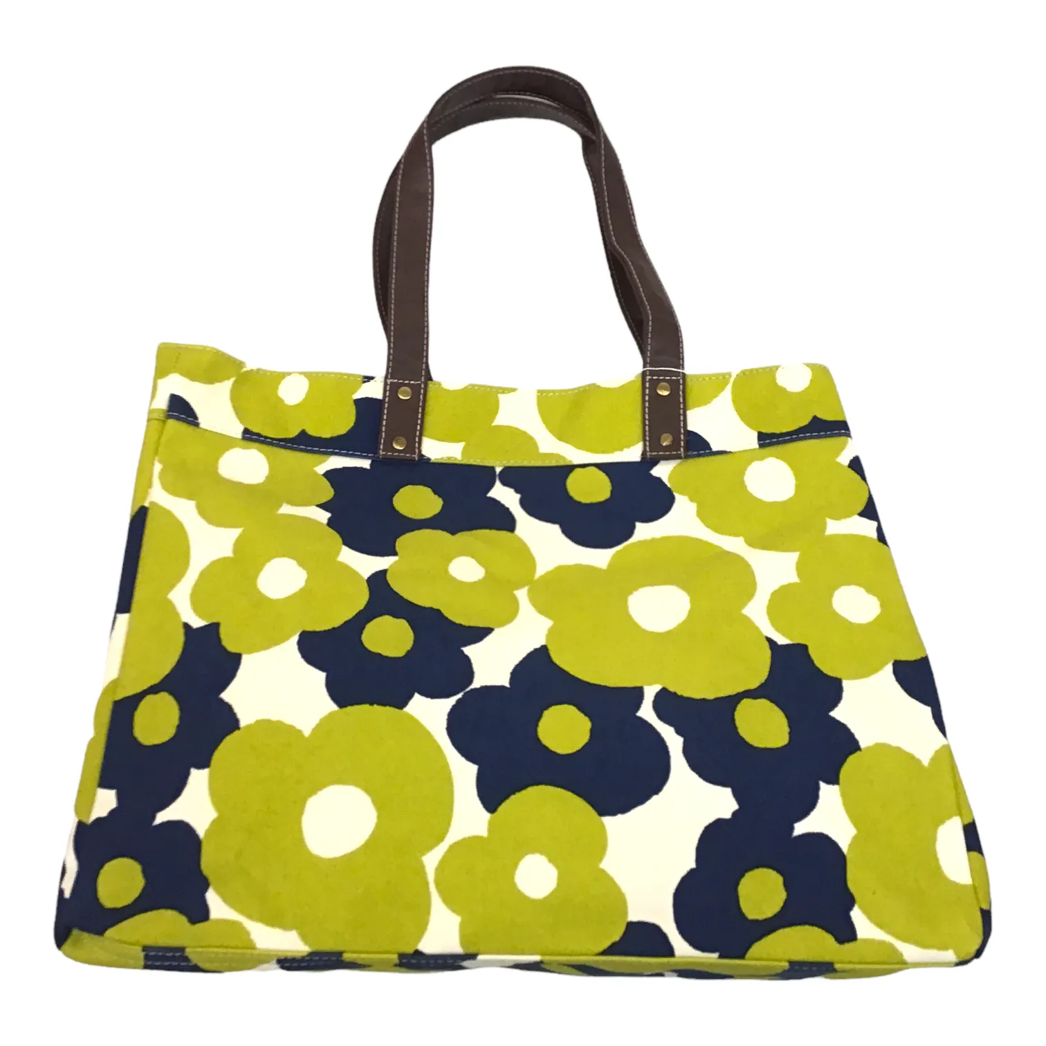 Carryall Tote - Hana Green and Blue Floral by MAIKA