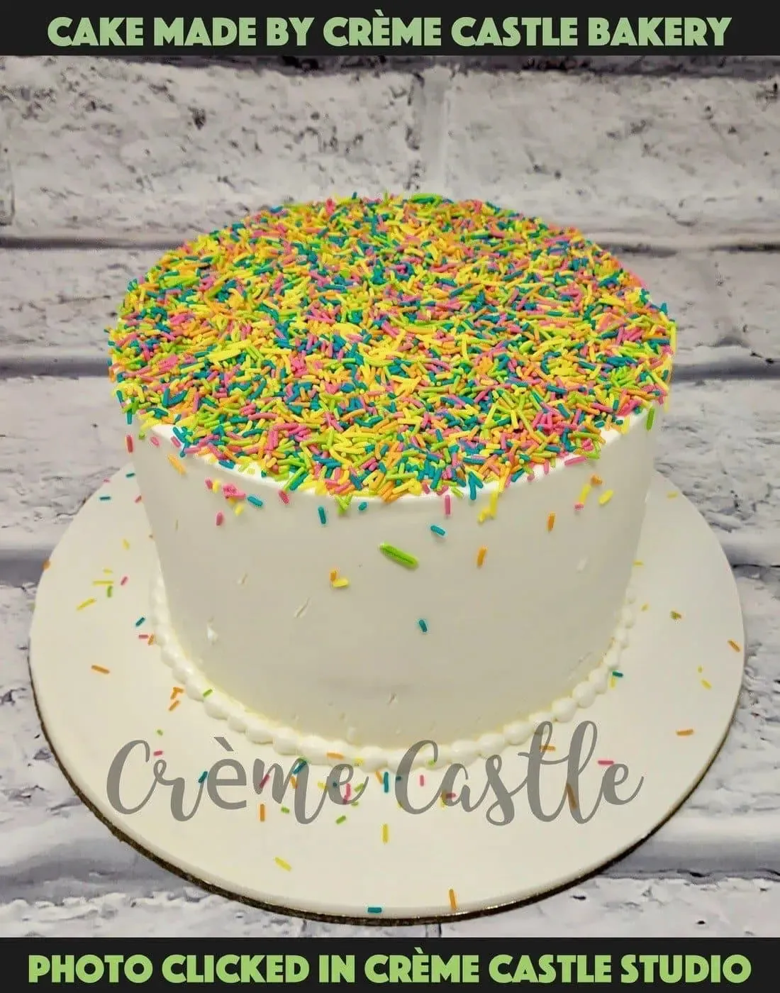 Colorful Balls Cream Cake