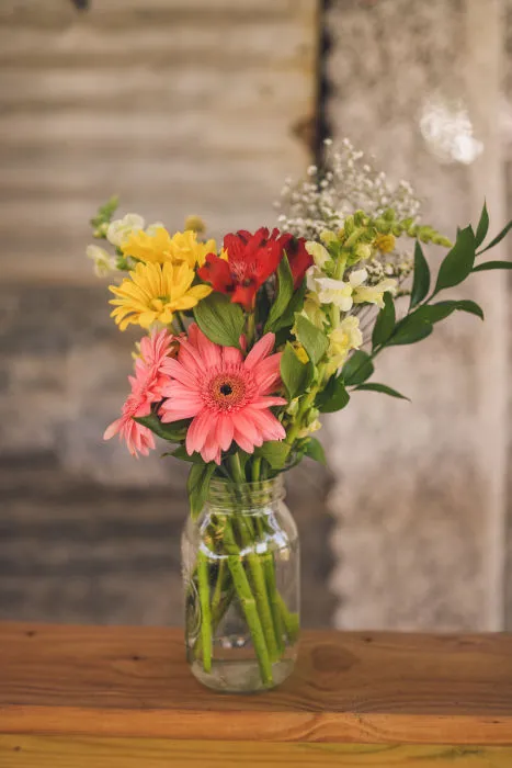 Colorful, Textural Wildflower Wedding