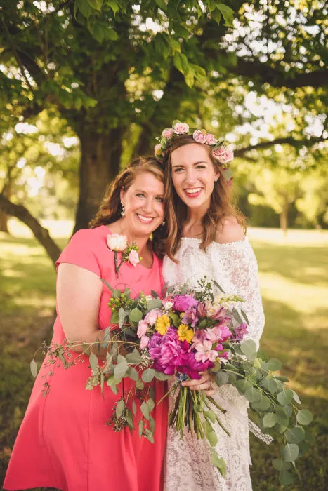 Colorful, Textural Wildflower Wedding