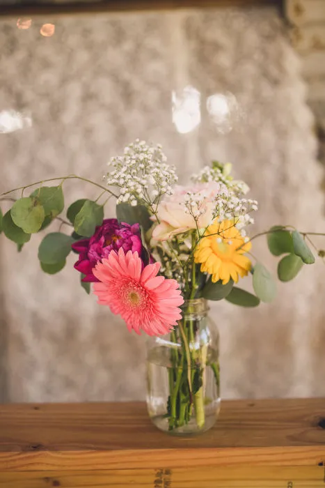 Colorful, Textural Wildflower Wedding