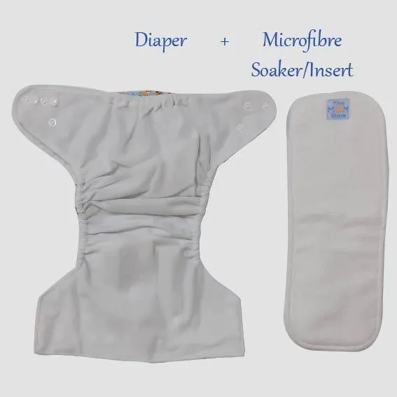 Combo of 3 Reusable Diapers - Option M