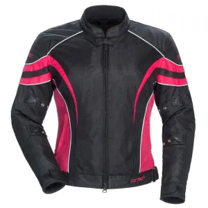 Cortech 'LRX Air 2' Womens Black/Pink Mesh Jacket