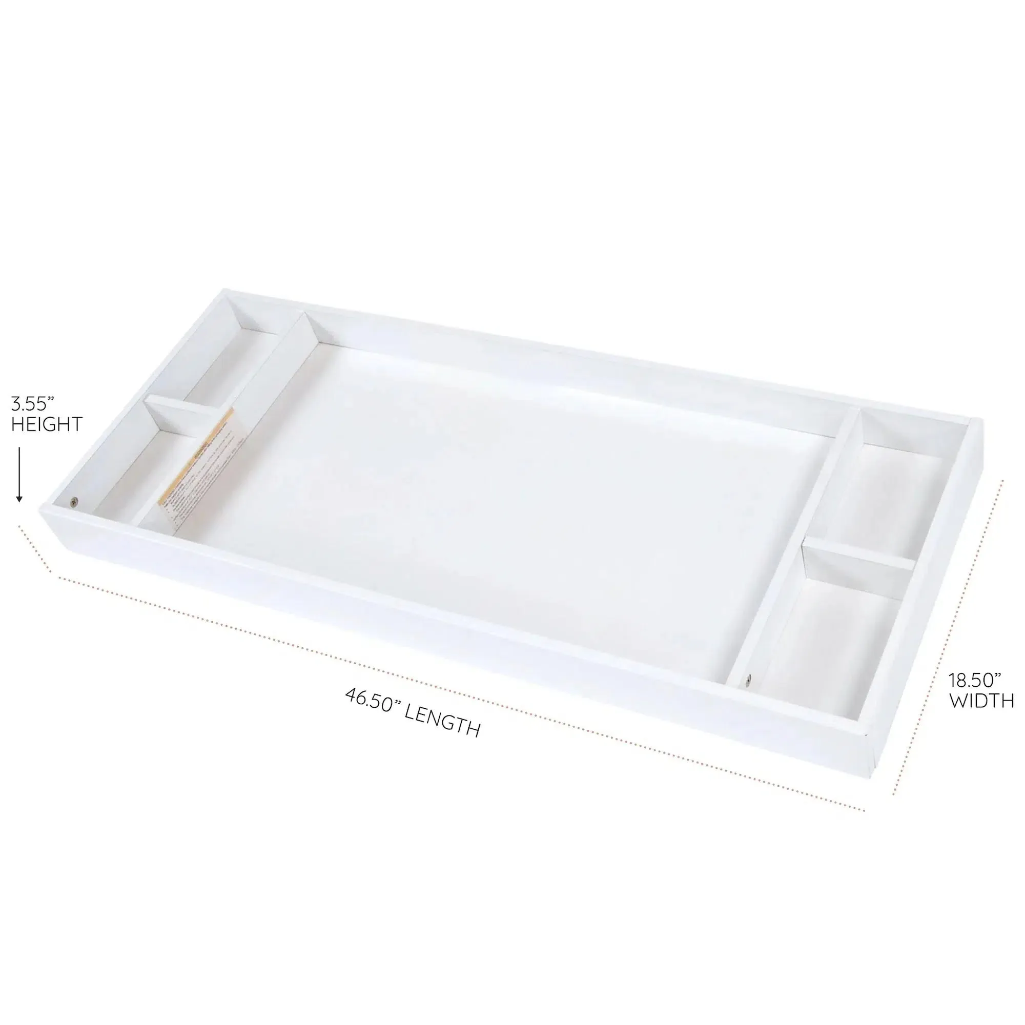 Dadada - 48" Painted Changing Tray for Soho   Bliss Dressers