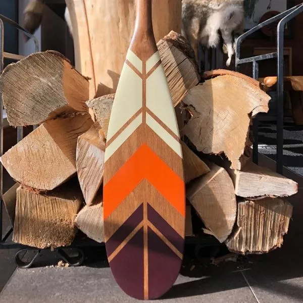 Decorative Hand Painted Paddle - The Phoenix