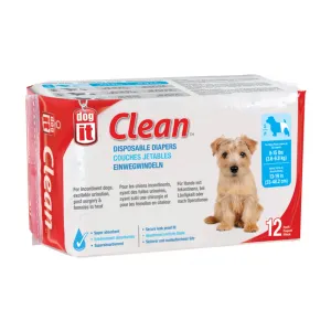 Dogit Clean Dog Diapers 12pk