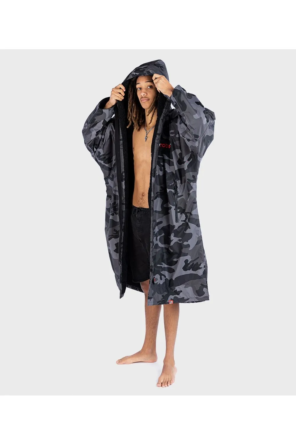 Dryrobe Advance Long Sleeve Black Camo/Black