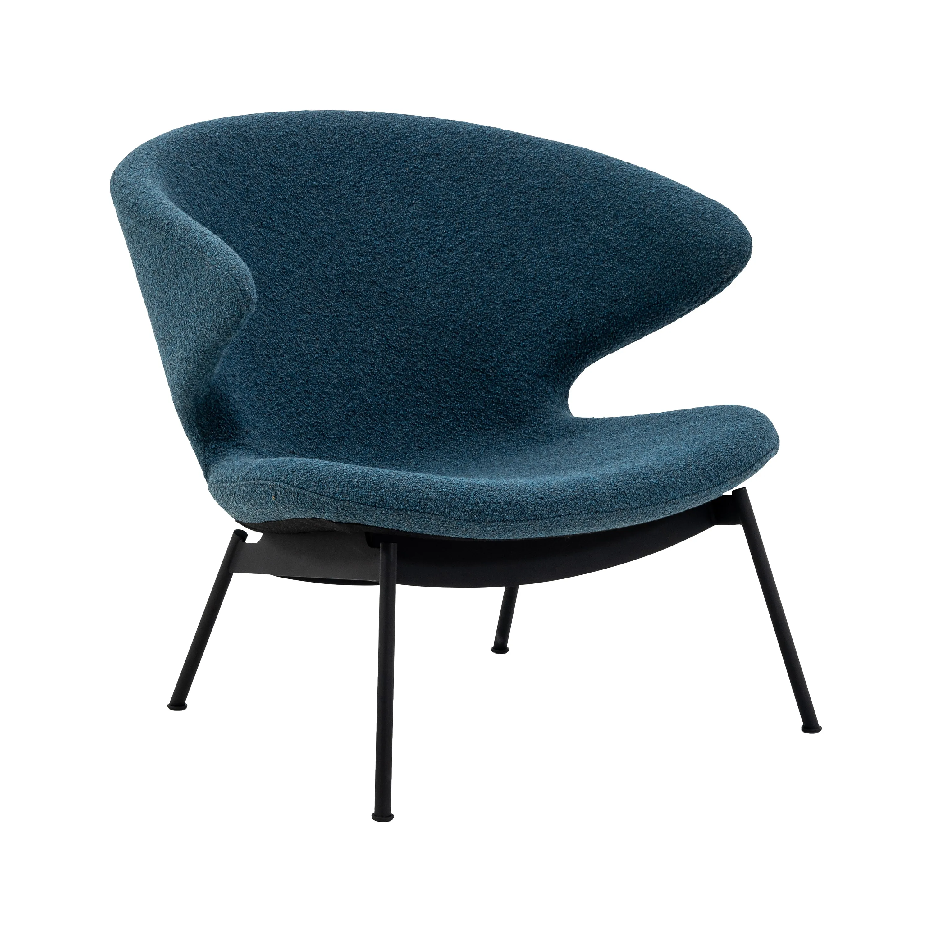 Ella Lounge Chair with Tubular Legs