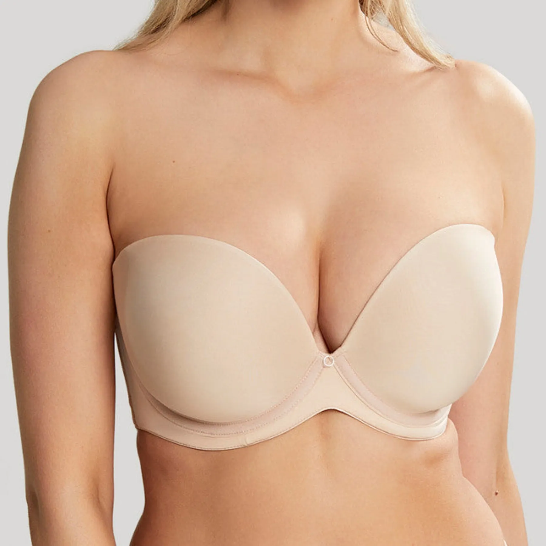 Faith Moulded Plunge Strapless Bra 10660 - Latte