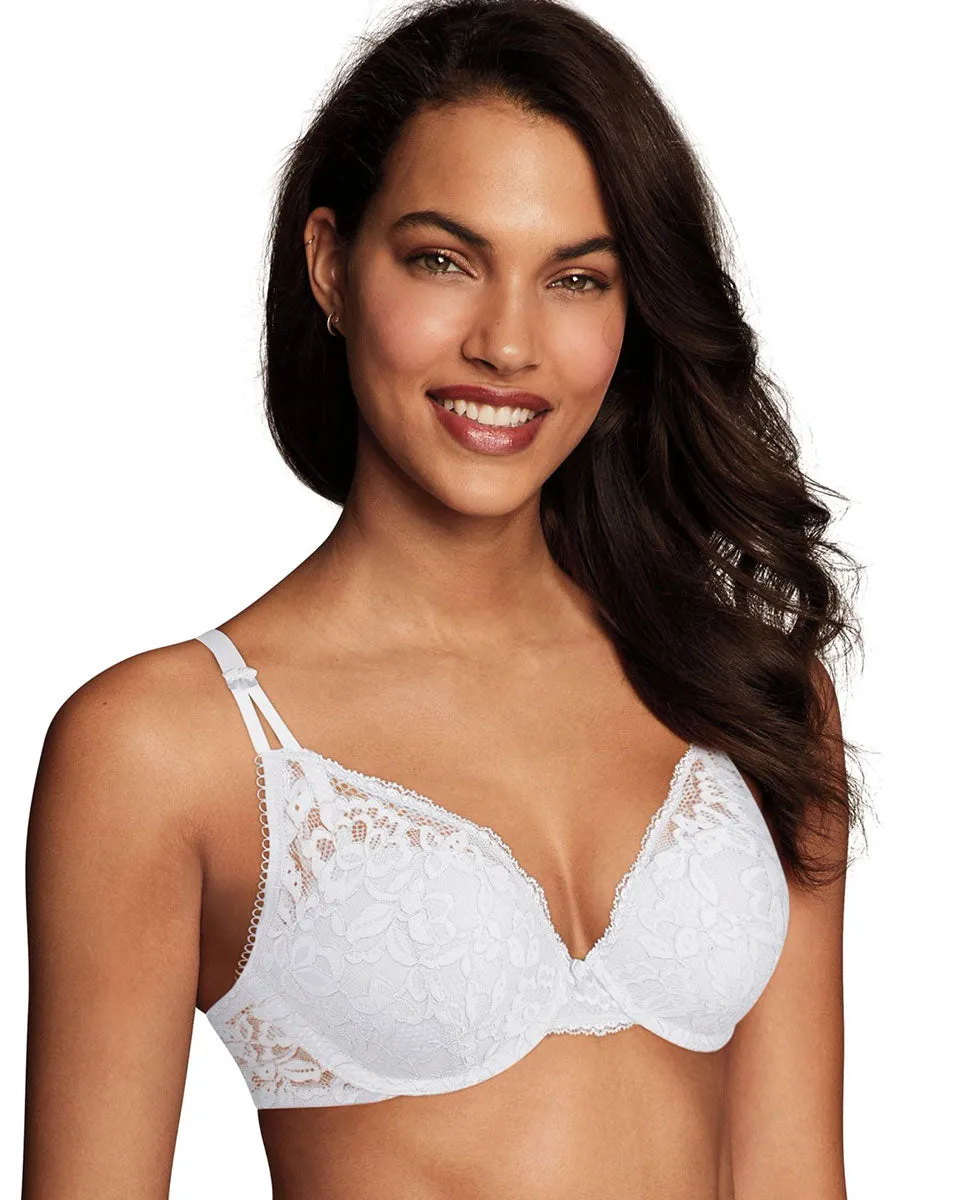 Final Sale Clearance Maidenform Everyday Elegance with Lightly Lined Support Bra - White / 36A