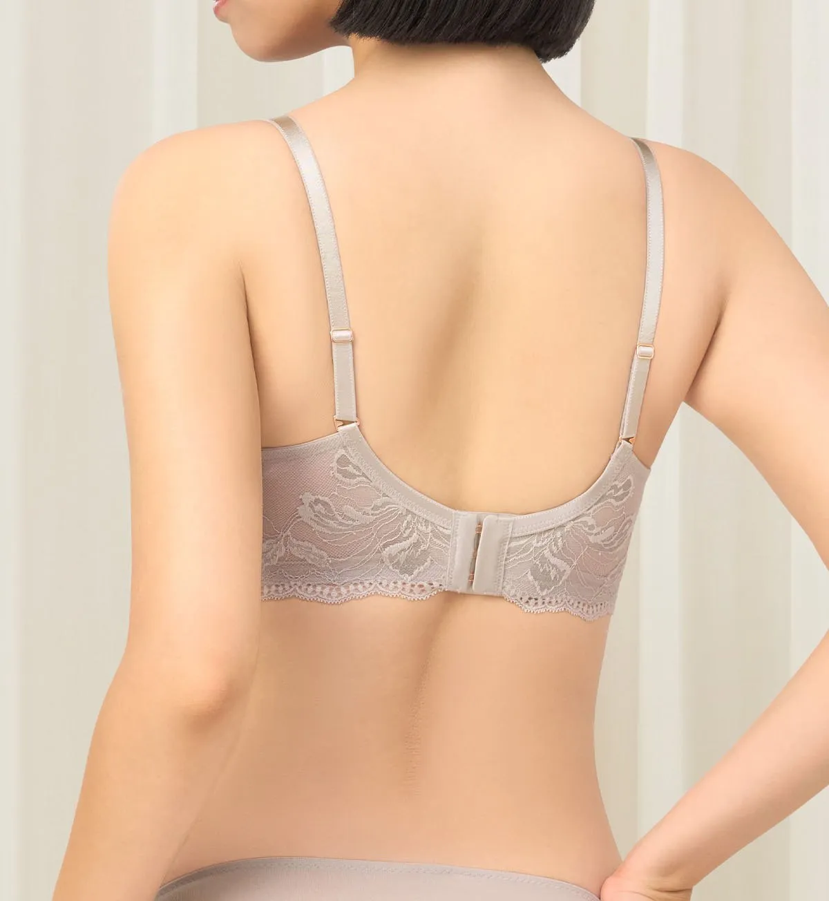 Florale Rose Lilies Non-Wired Padded Bra