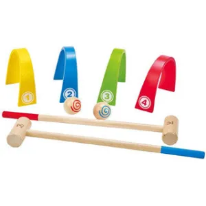 Hape Color Croquet Playset