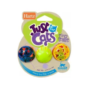 Hartz Just for Cats Bizzy Balls 3pcs