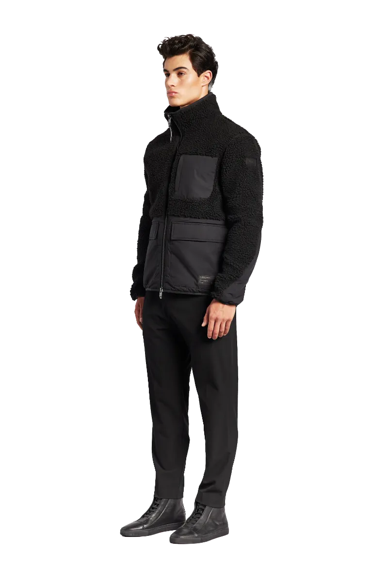 Kepler Midlayer Berber Zip Front Sweater Jacket