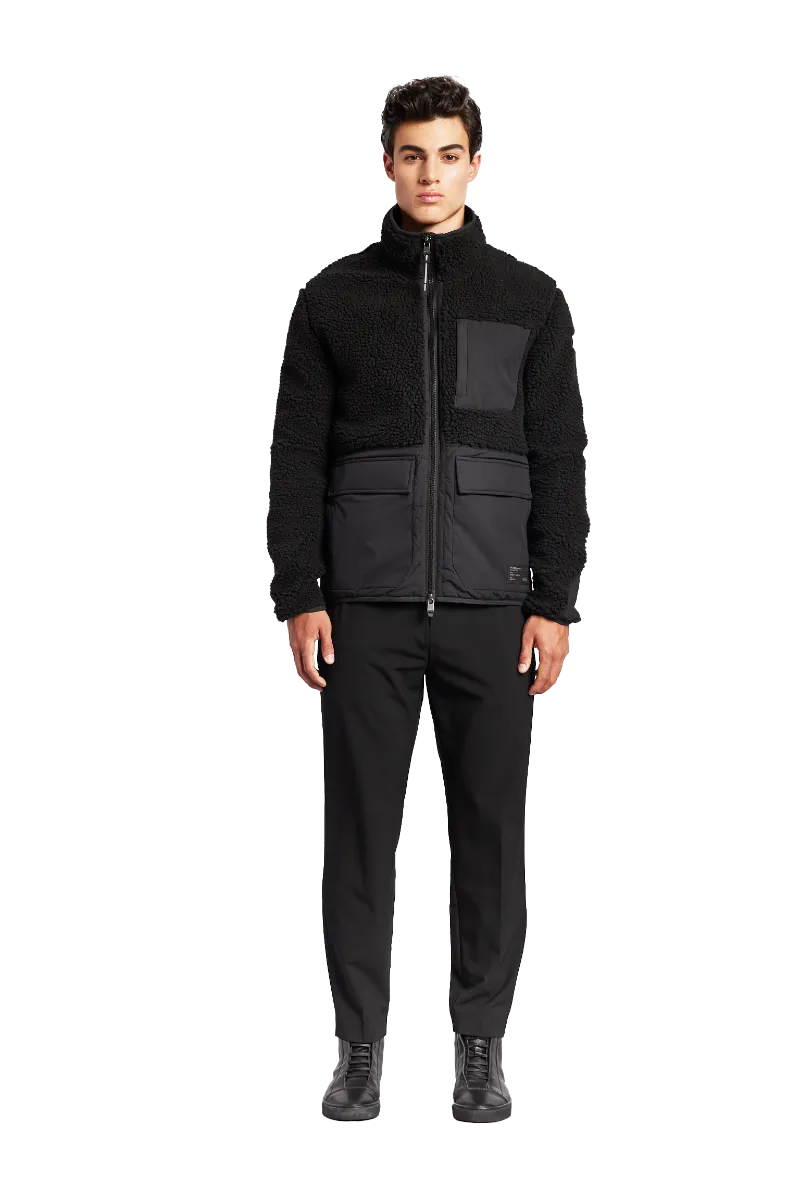 Kepler Midlayer Berber Zip Front Sweater Jacket