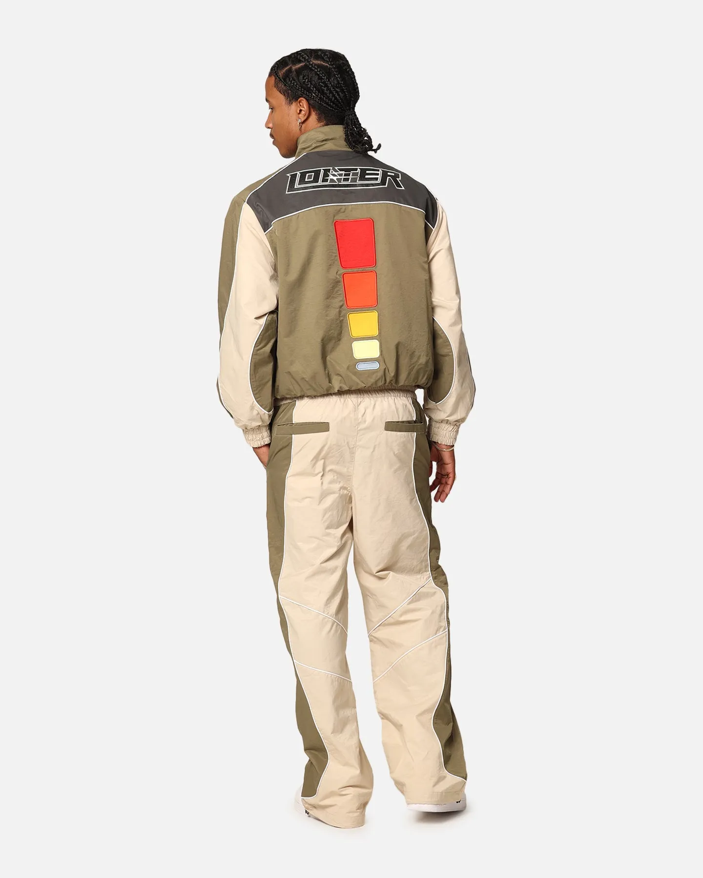 Loiter Paradise Track Jacket Stone/Khaki