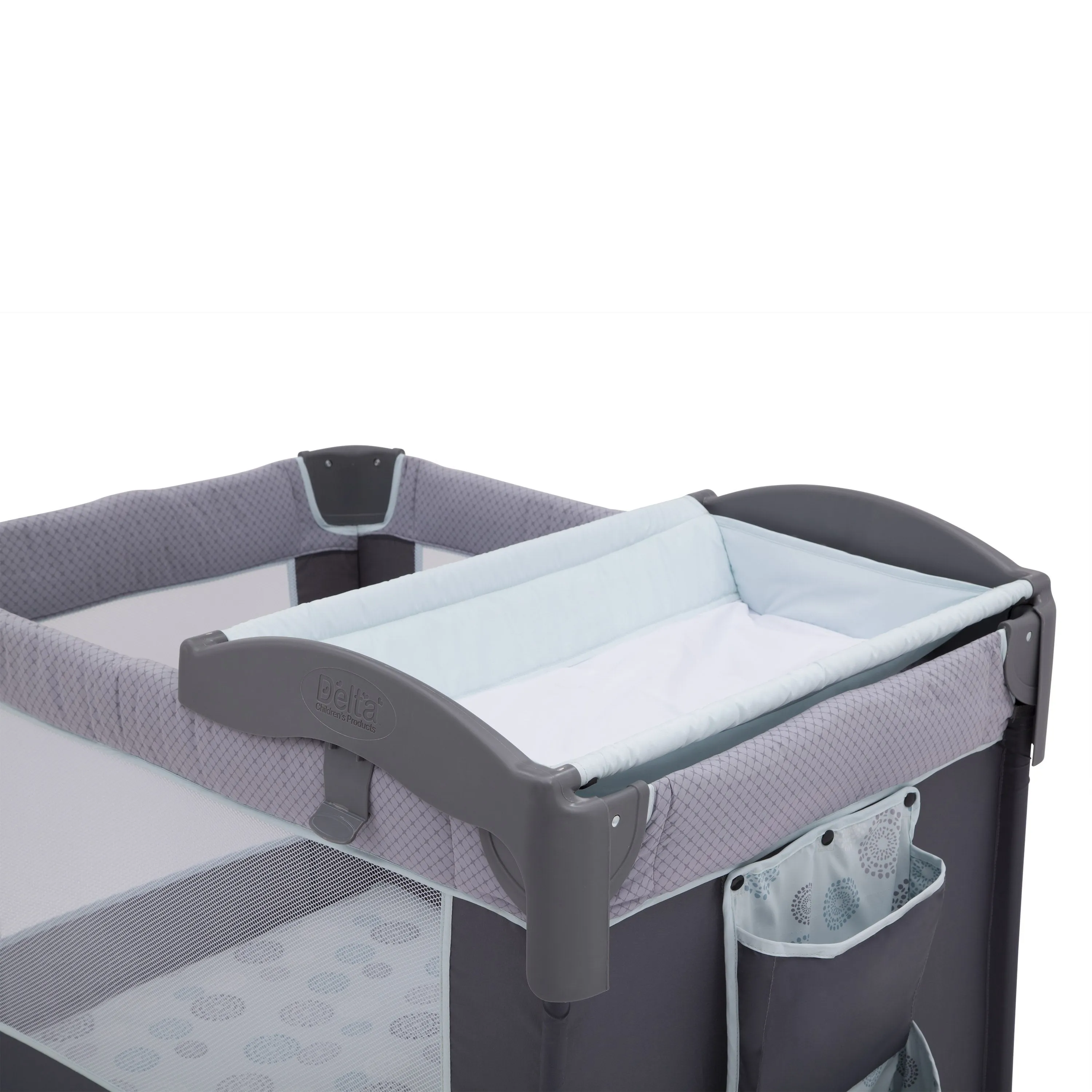 LX Deluxe Portable Baby Play Yard With Removable Bassinet and Changing Table