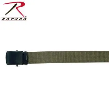 Military Web Belts With Black Buckle