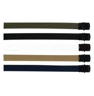 Military Web Belts With Black Buckle