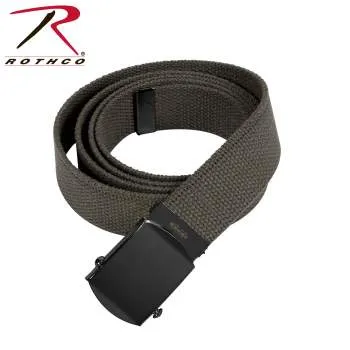 Military Web Belts With Black Buckle