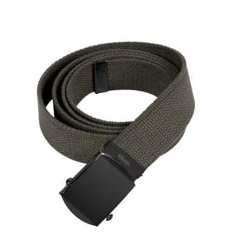 Military Web Belts With Black Buckle