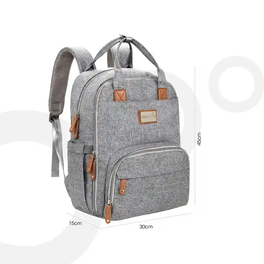 Moon Kary Me Diaper Bag Backpack (Grey)