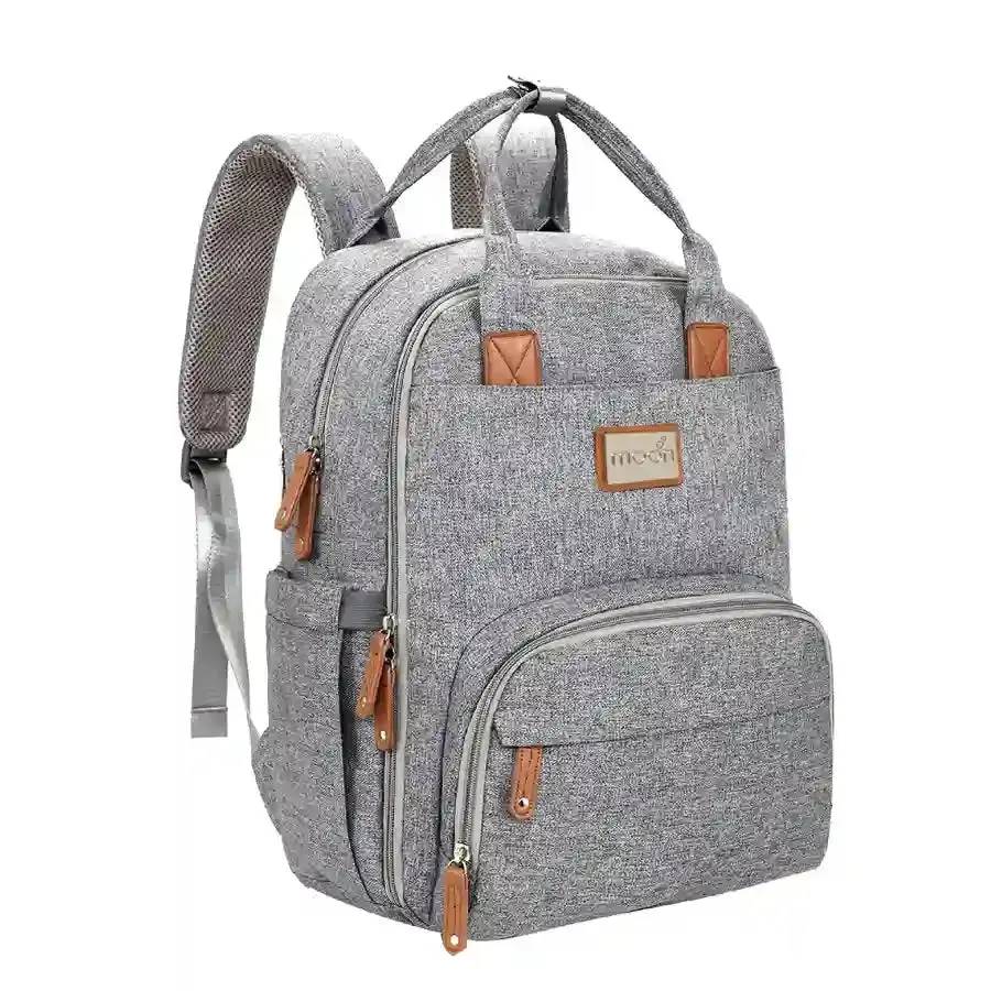 Moon Kary Me Diaper Bag Backpack (Grey)