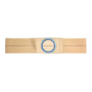 Nu-Hope Support Belt, Original Flat Panel, 2-5/8" Center Stoma, 5" Wide, Large (36" to 41" Waist), Beige