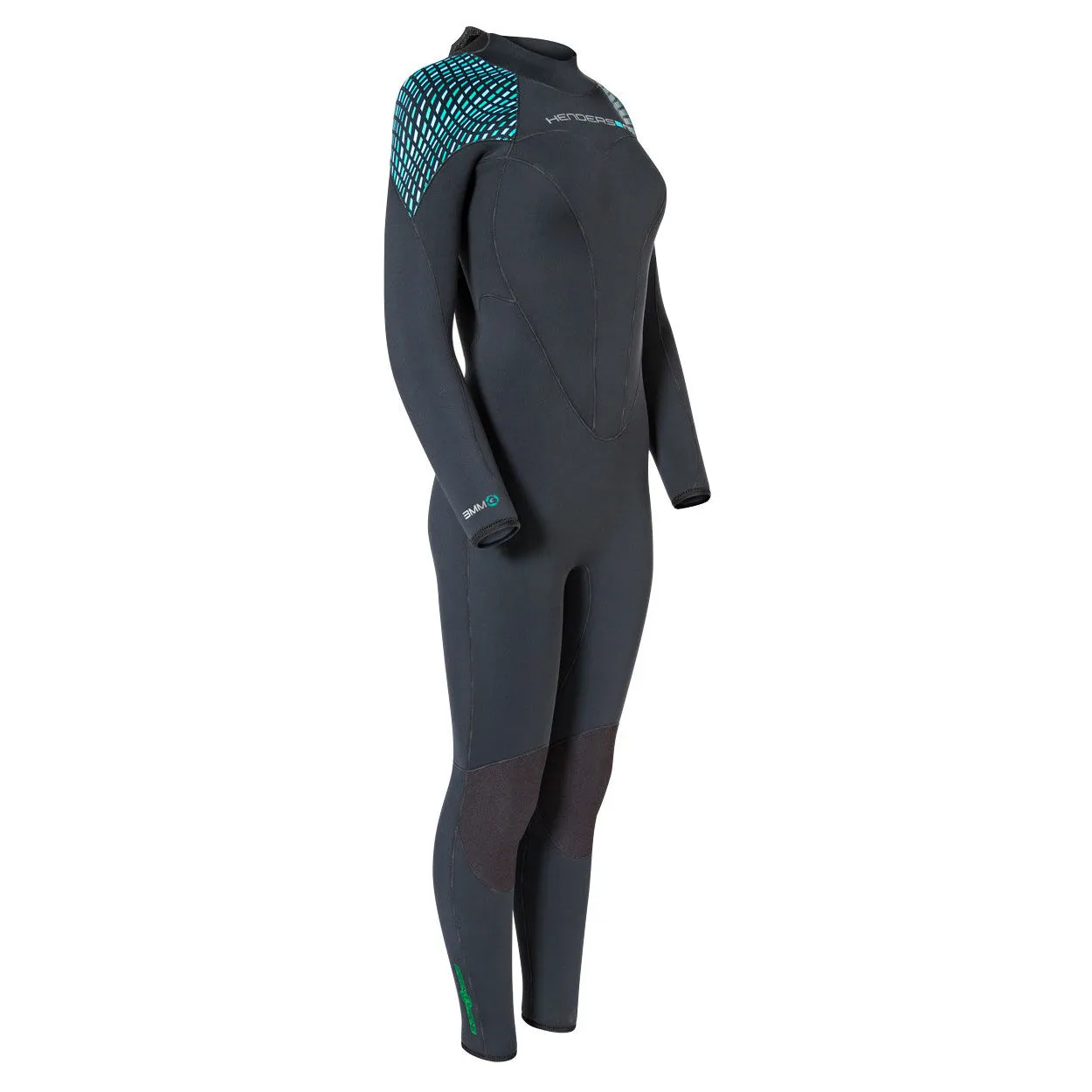 Open Box Henderson Womens 3mm Greenprene Back Zip Full Wetsuit-12