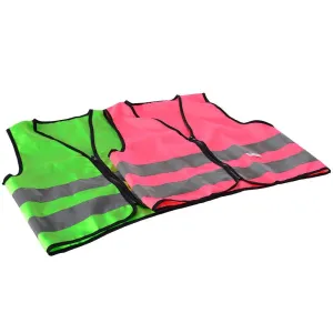 Oxford Bright Vest Junior Pink S