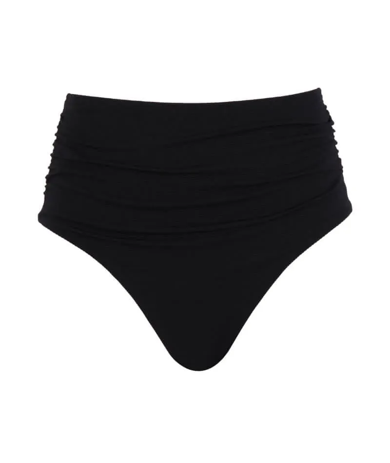 Panache Swimwear Spirit Ella High Waist Brazilian Pant - Black