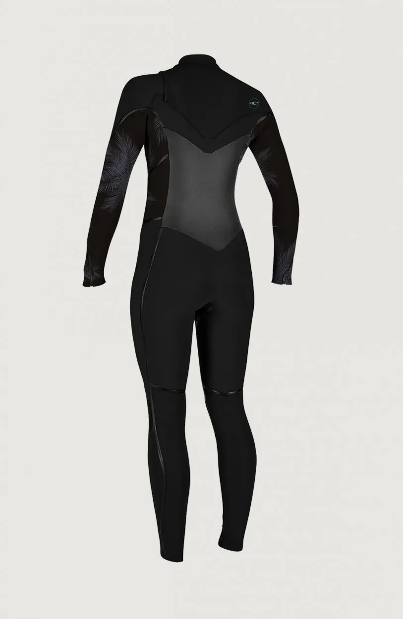 Psycho Tech 4/3mm Chest Zip Full Wetsuit | Black